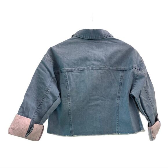 Cupcakes and Cashmere Cropped Denim Jacket - Picture 4 of 6